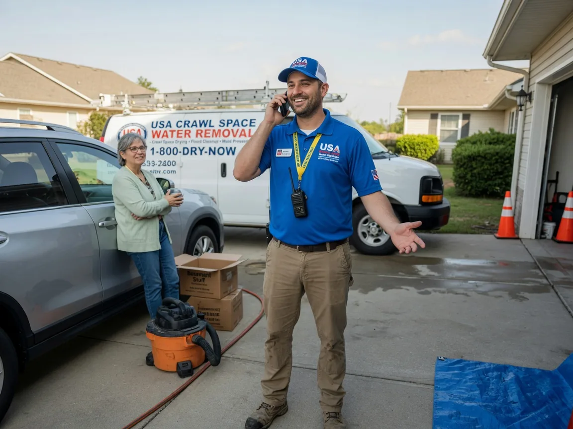 Crawl Space Water Removal Hankamer, TX FAQs